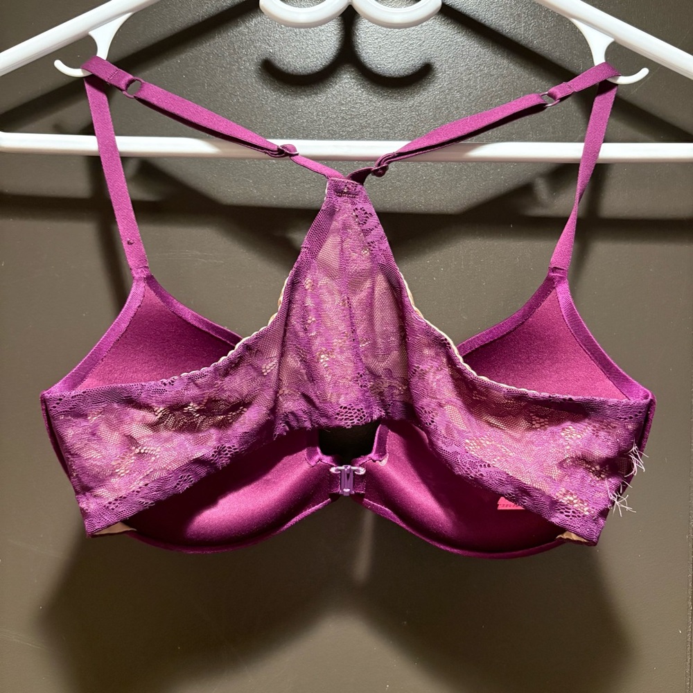 La SENZA Sexy Dark Purple Racerback Bra - Picture 7 of 7